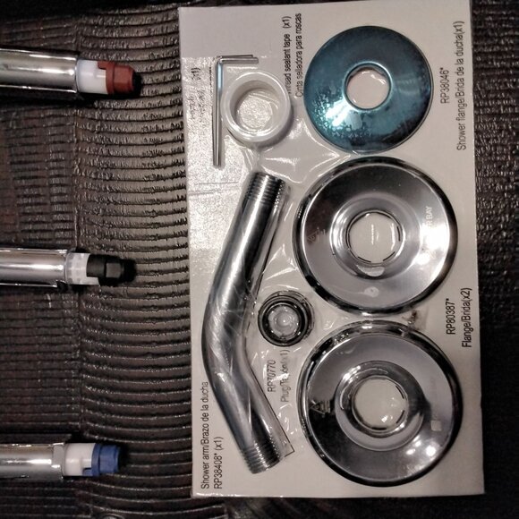 Aragon 3 Handle 1-Spray Tub and Shower Faucet 1.8 GPM in Chrome (Valve Included) - Picture 7 of 9